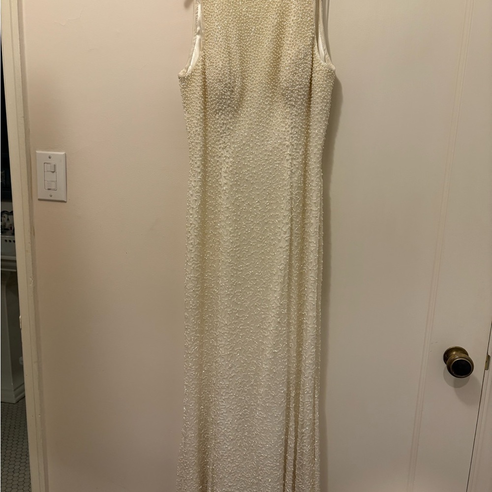 Elegant Vintage Lillie Rubin Beaded Gown